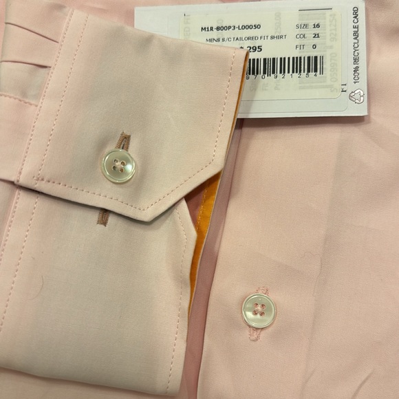 Paul Smith, men’s dress shirt, size 16, pink - Picture 5 of 6